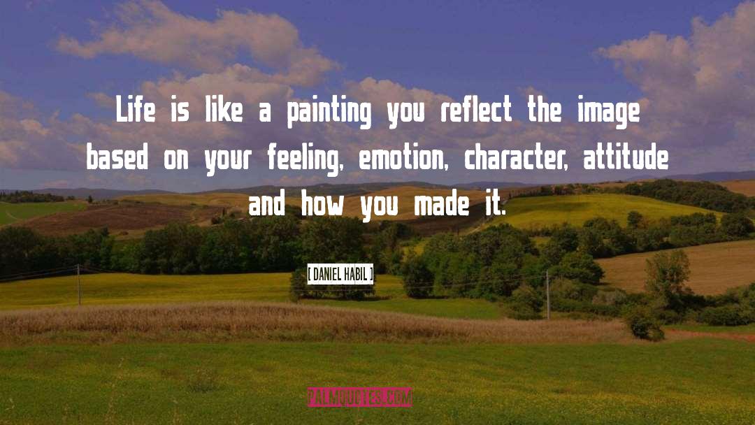 Your Words Reflect Your Character quotes by Daniel Habil