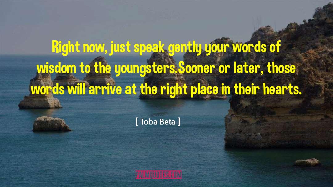 Your Words Will Sharpen quotes by Toba Beta