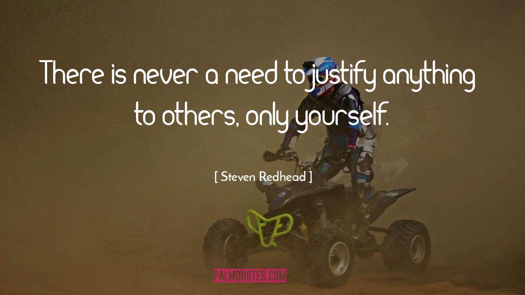 Yourself quotes by Steven Redhead