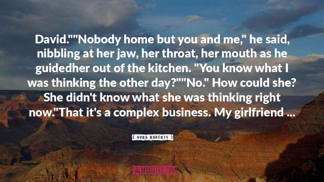 Yousefs Kitchen quotes by Nora Roberts