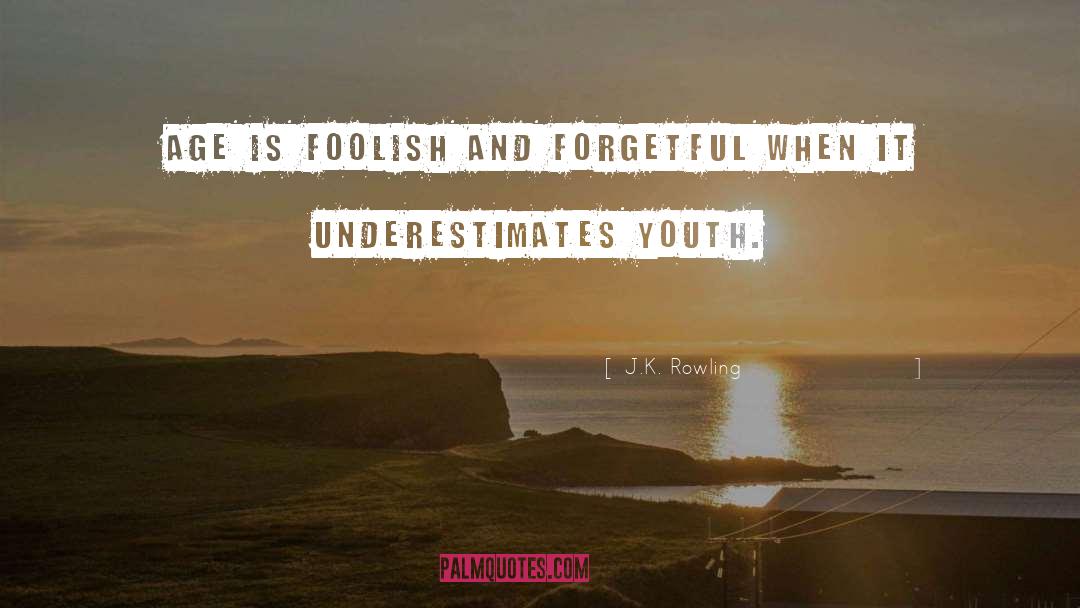 Youth And Old Age quotes by J.K. Rowling