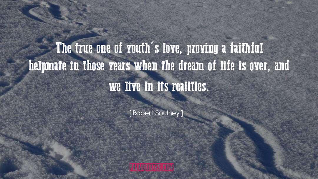 Youth Life quotes by Robert Southey