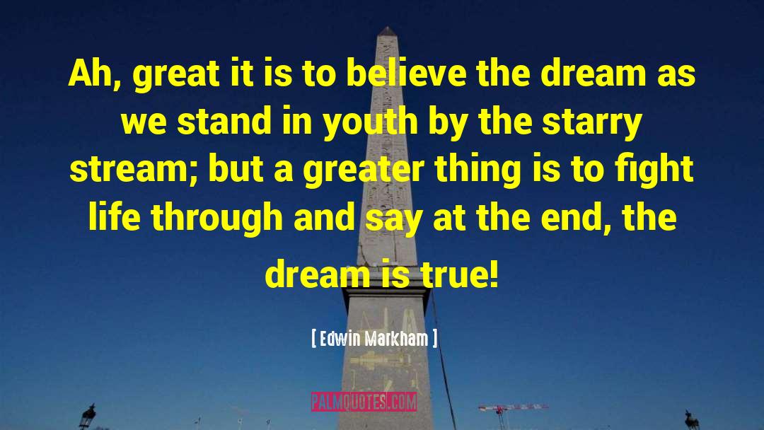 Youth Sports quotes by Edwin Markham