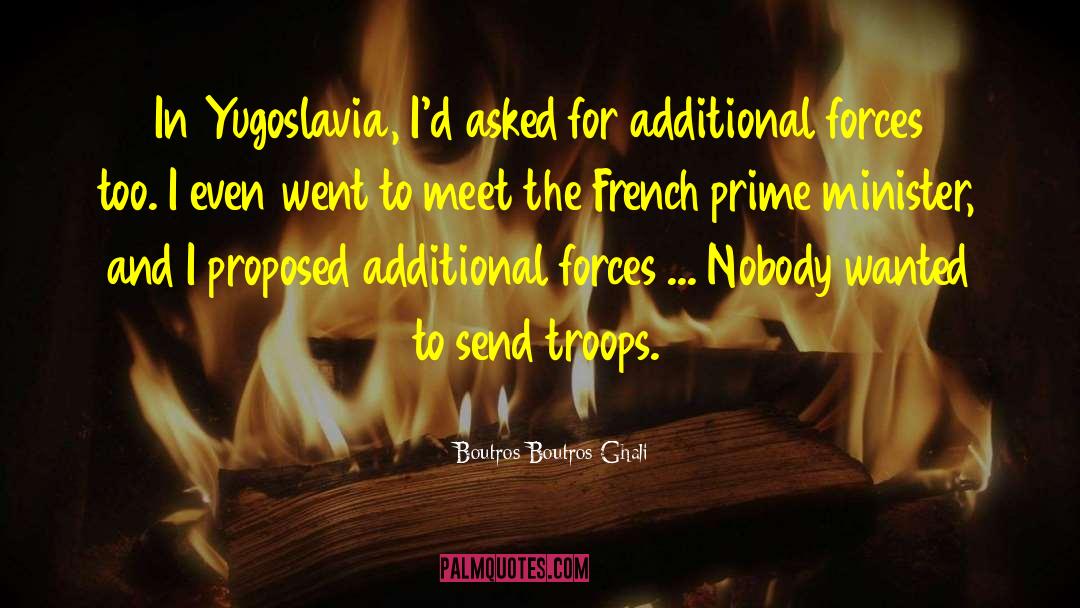 Yugoslavia quotes by Boutros Boutros-Ghali