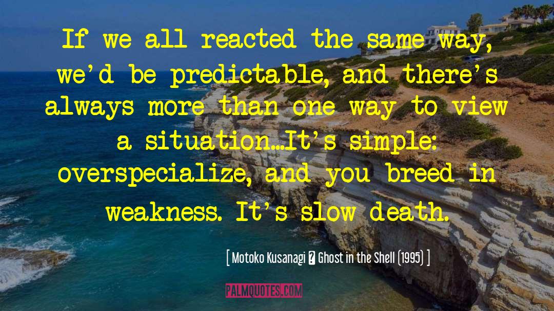 Yui Kusanagi quotes by Motoko Kusanagi ⎯ Ghost In The Shell (1995)