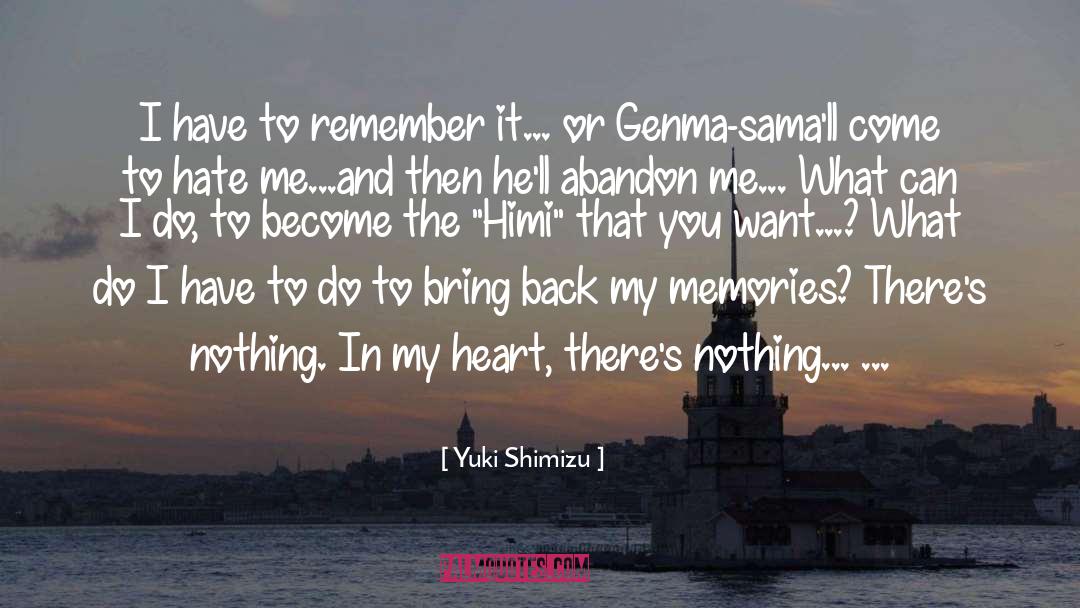 Yuki quotes by Yuki Shimizu