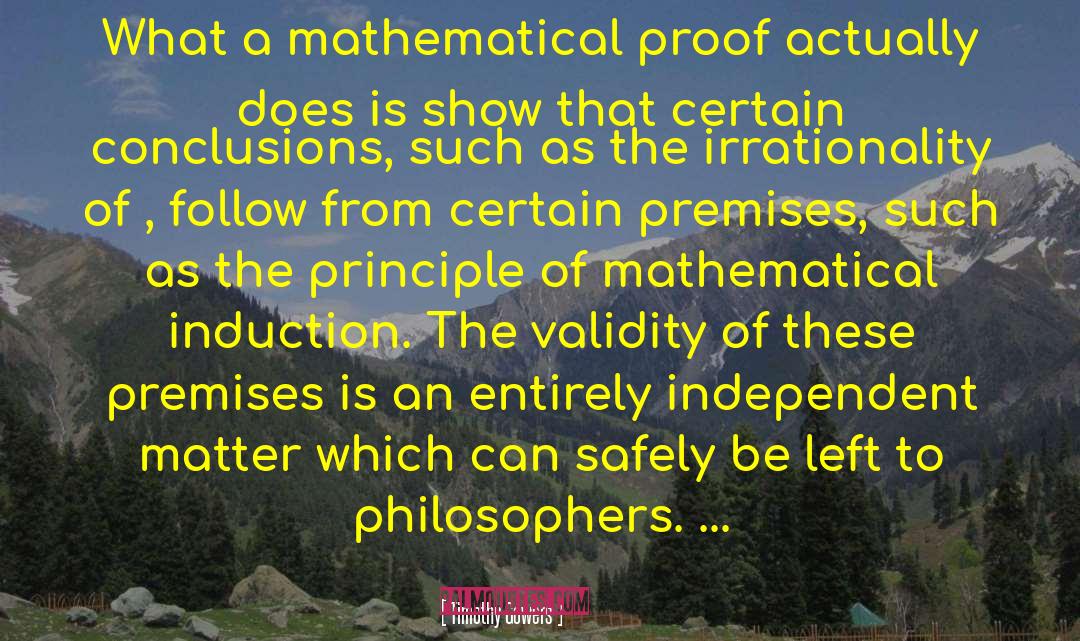 Yy S Fav Mathematical Proof quotes by Timothy Gowers