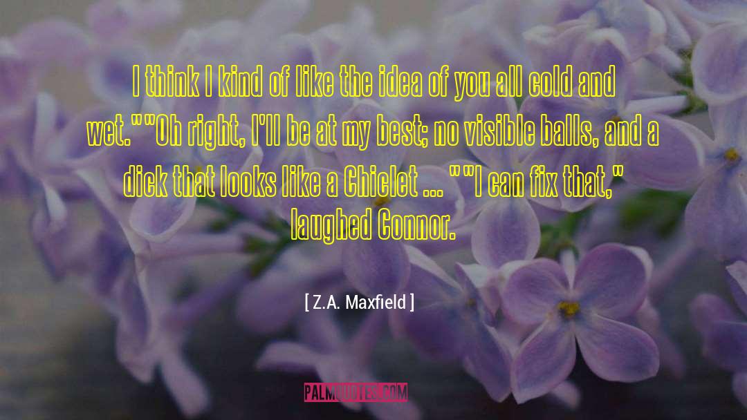 Z A Maxfield quotes by Z.A. Maxfield
