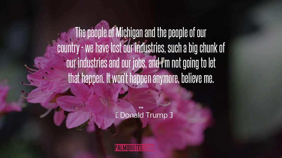 Zaborski Michigan quotes by Donald Trump