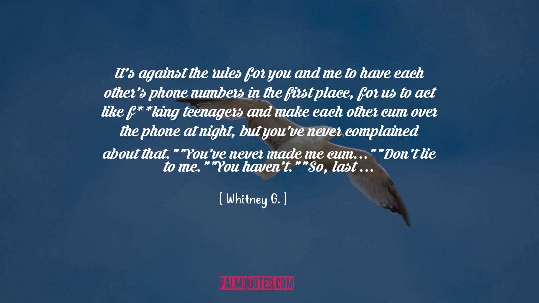 Zabranjeno Pu Enje quotes by Whitney G.