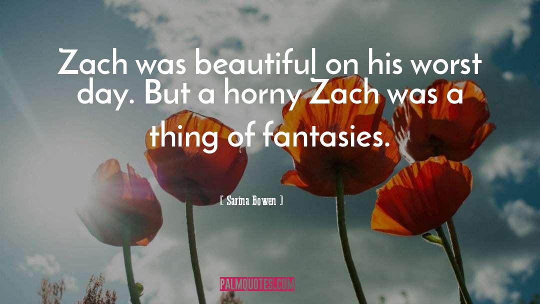 Zach Jacobs quotes by Sarina Bowen