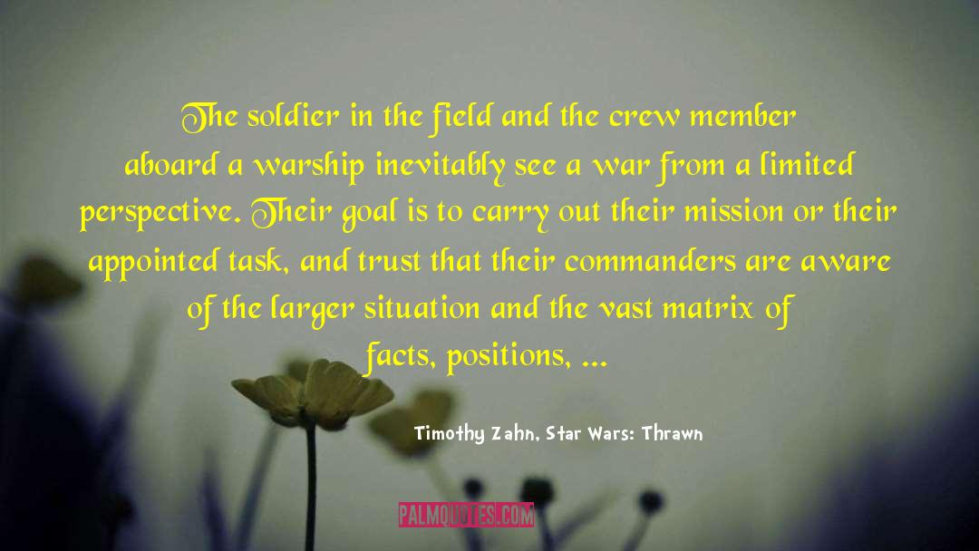 Zahn quotes by Timothy Zahn, Star Wars: Thrawn