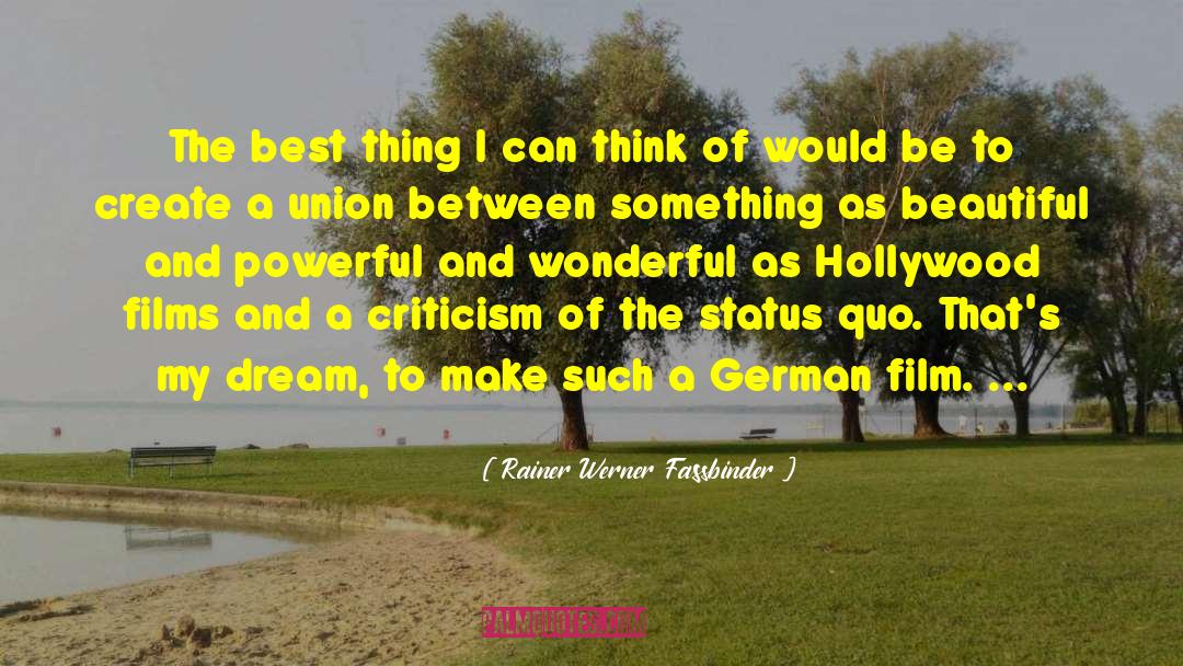 Zatoichi Films quotes by Rainer Werner Fassbinder