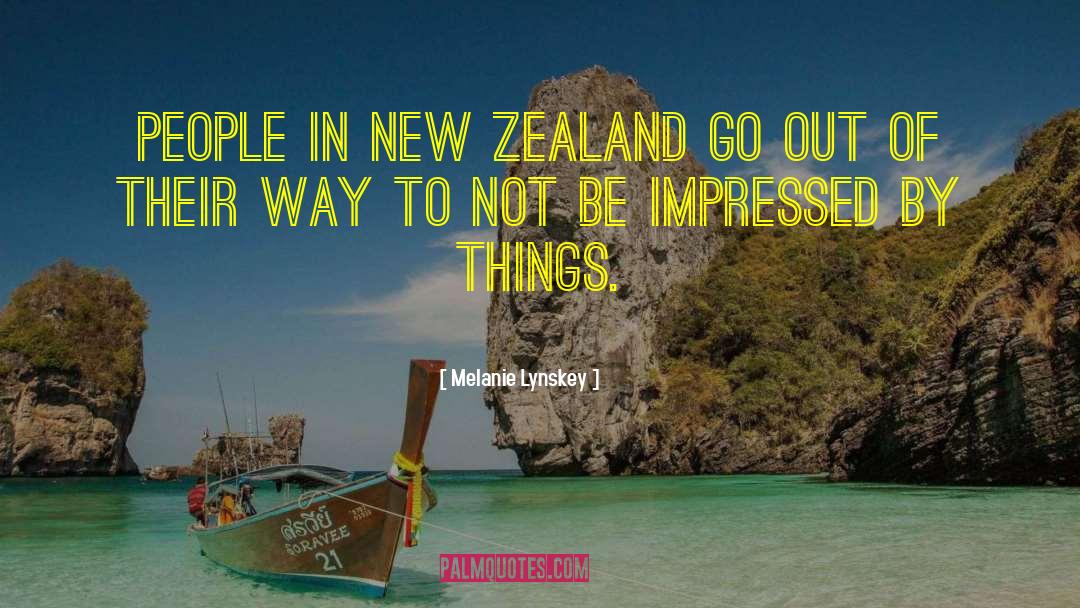 Zealand quotes by Melanie Lynskey