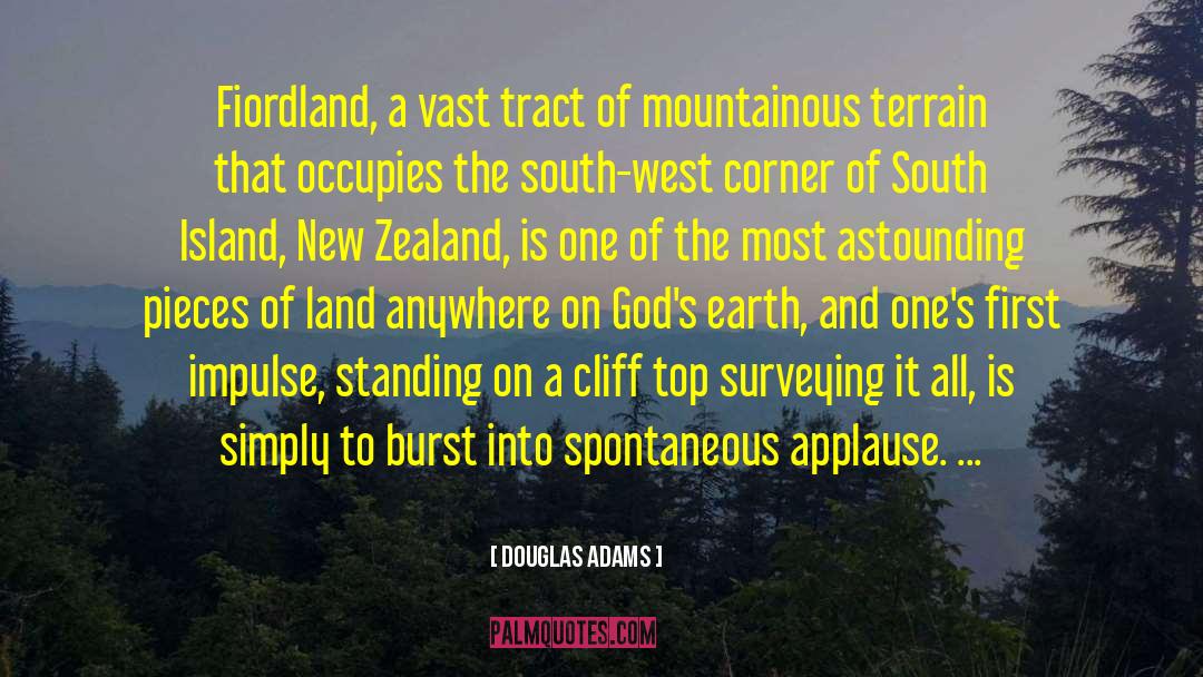 Zealand quotes by Douglas Adams