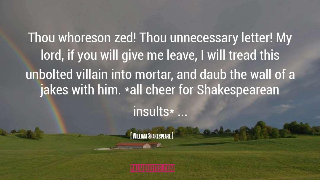 Zed quotes by William Shakespeare