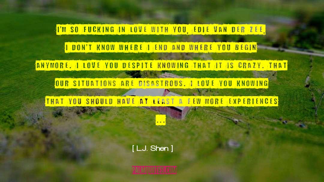 Zee quotes by L.J. Shen