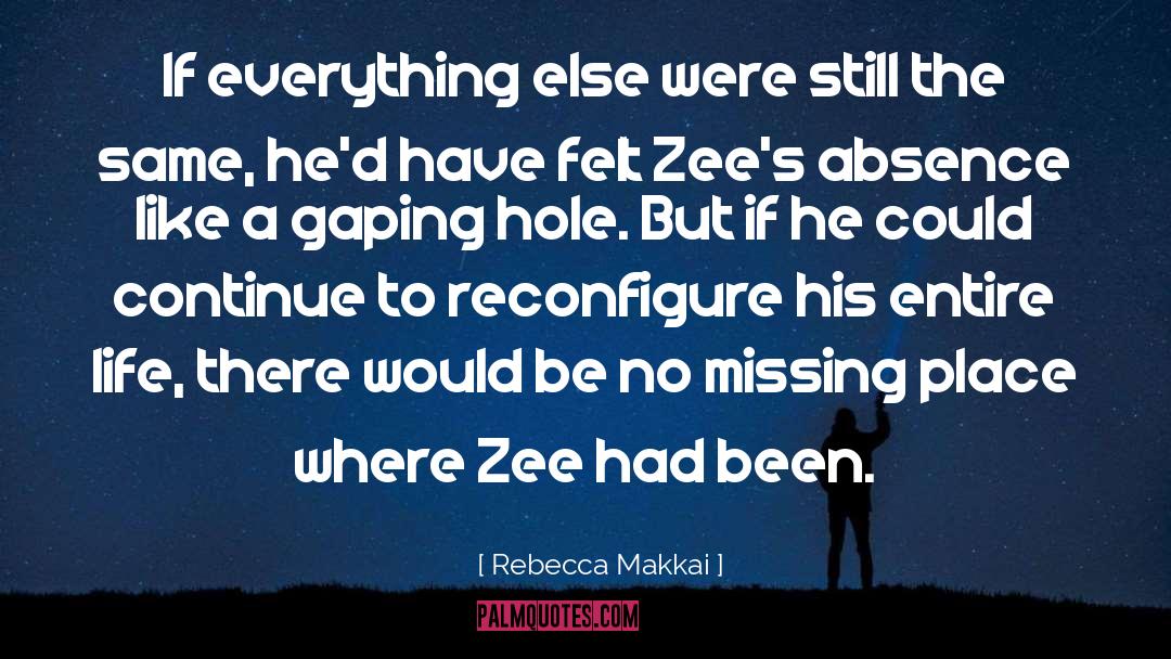 Zee quotes by Rebecca Makkai