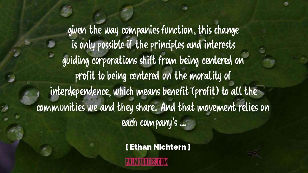 Zeitgeist Movement quotes by Ethan Nichtern