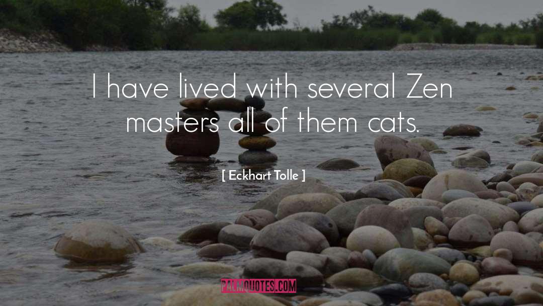 Zen Master quotes by Eckhart Tolle