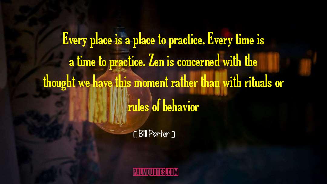 Zen Monks quotes by Bill Porter