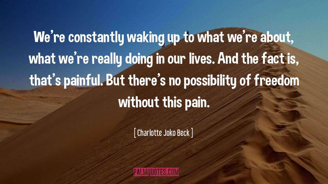 Zen quotes by Charlotte Joko Beck