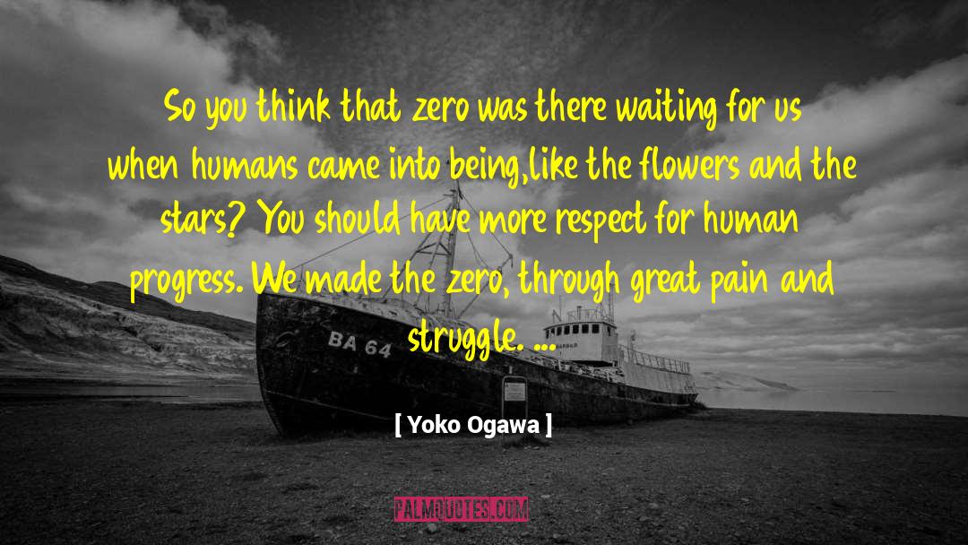Zero Percentile quotes by Yoko Ogawa