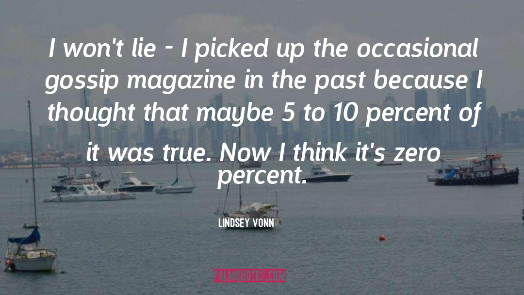 Zero quotes by Lindsey Vonn