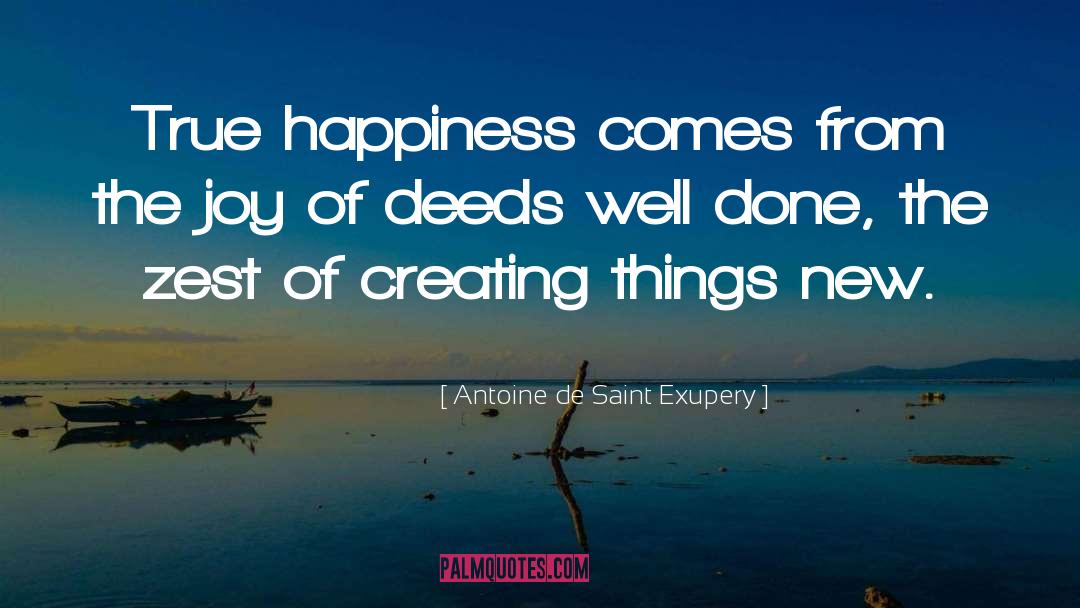 Zest quotes by Antoine De Saint Exupery