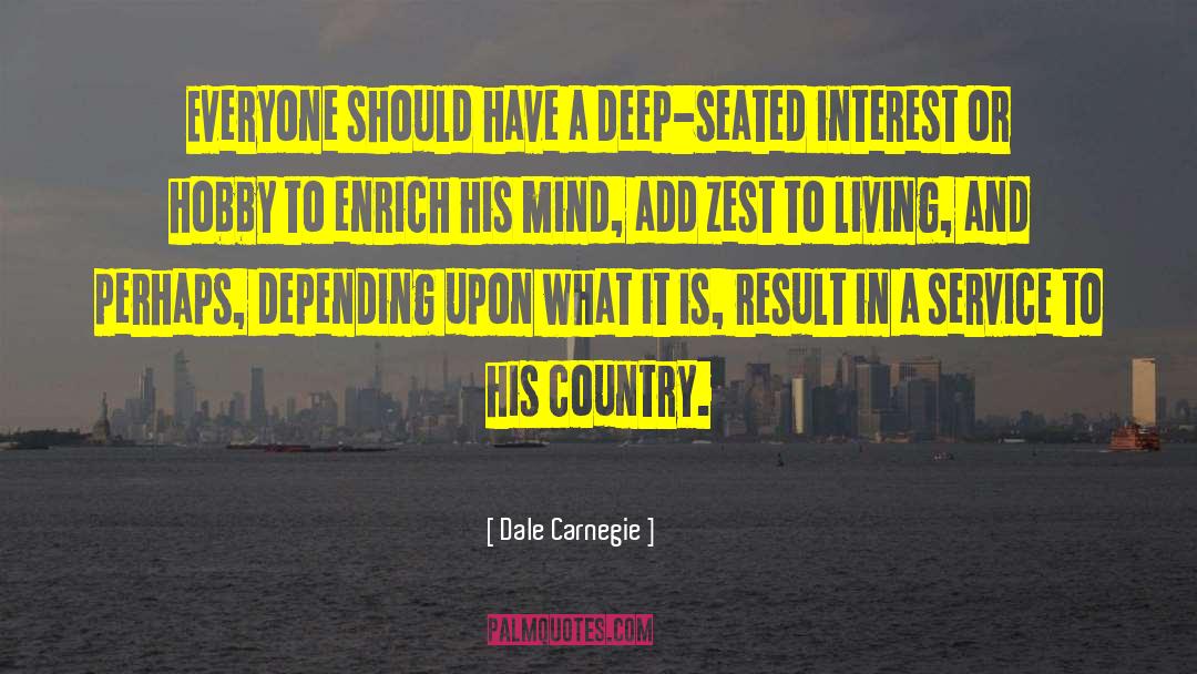 Zest quotes by Dale Carnegie