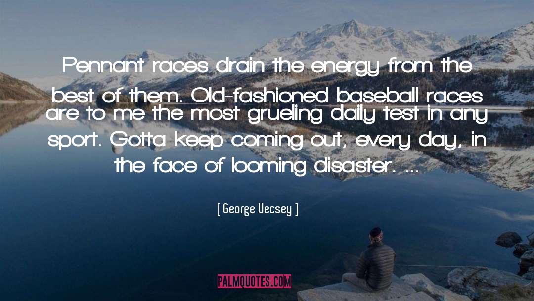 Zezula Sport quotes by George Vecsey