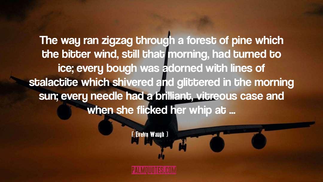 Zigzag quotes by Evelyn Waugh
