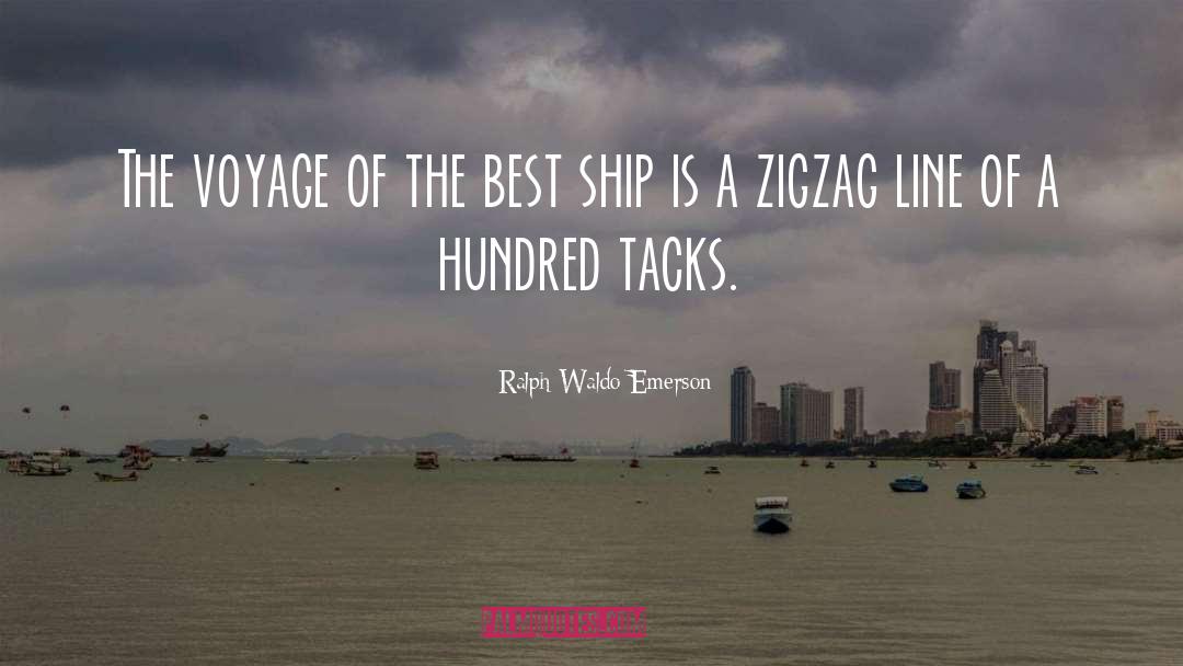 Zigzag quotes by Ralph Waldo Emerson