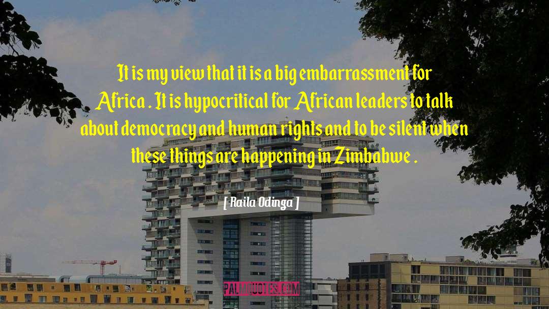 Zimbabwe quotes by Raila Odinga