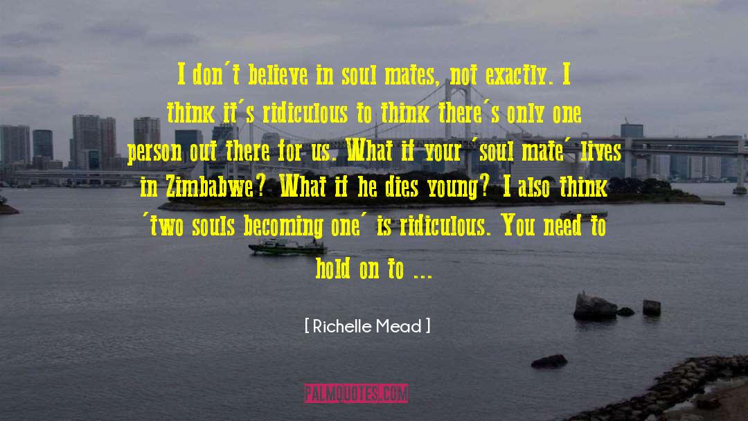 Zimbabwe quotes by Richelle Mead