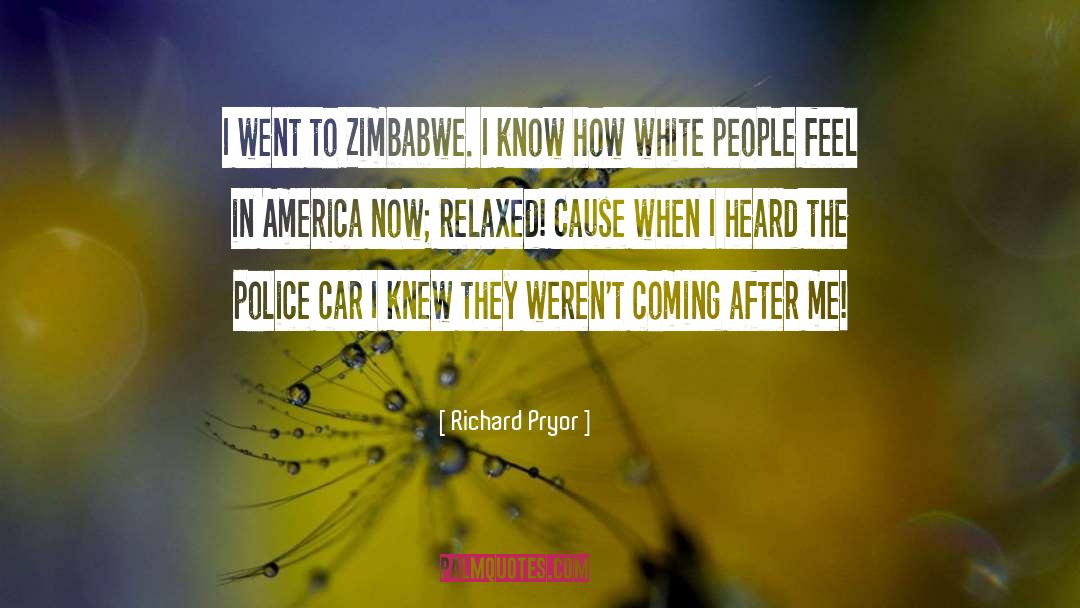 Zimbabwe quotes by Richard Pryor