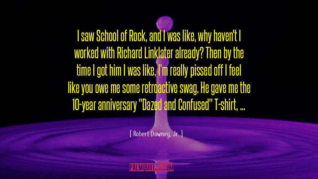 Zimberg Shirts quotes by Robert Downey, Jr.