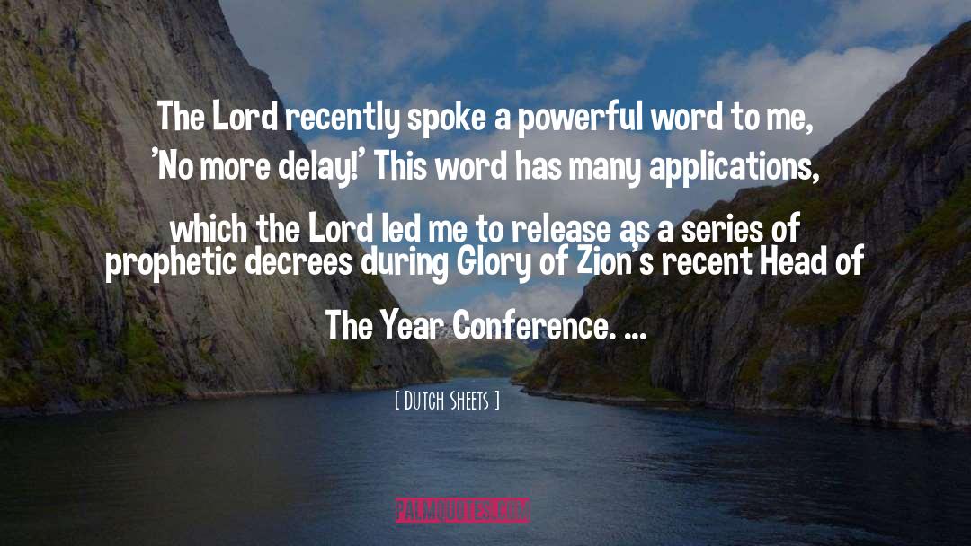 Zion quotes by Dutch Sheets