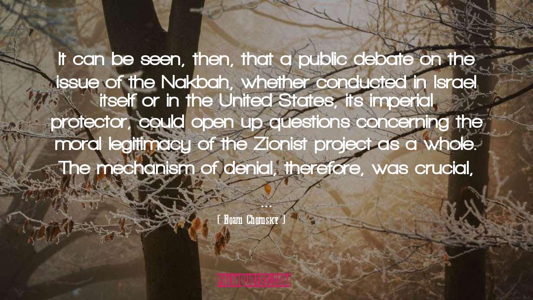 Zionism quotes by Noam Chomsky