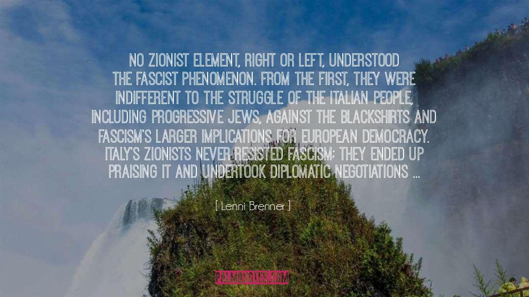 Zionism quotes by Lenni Brenner