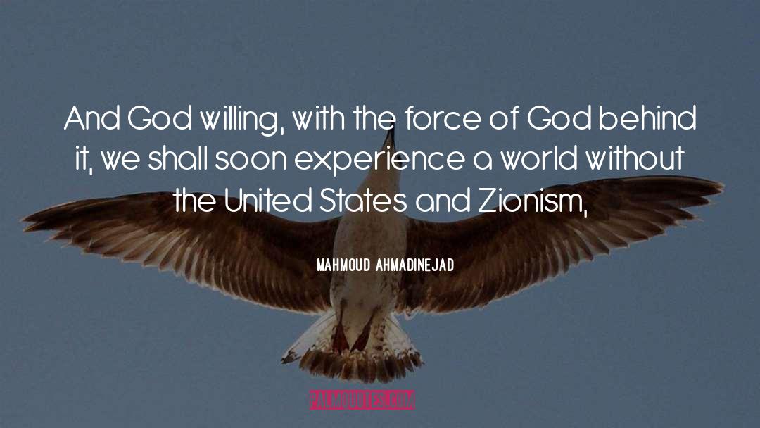 Zionism quotes by Mahmoud Ahmadinejad