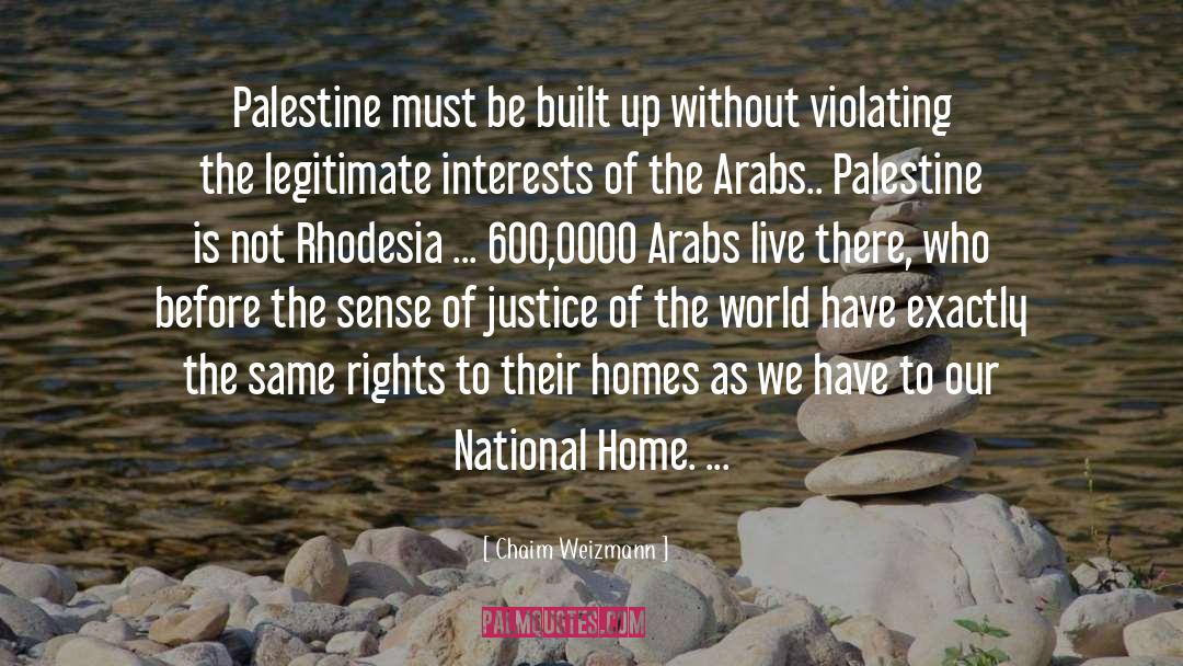 Zionist quotes by Chaim Weizmann