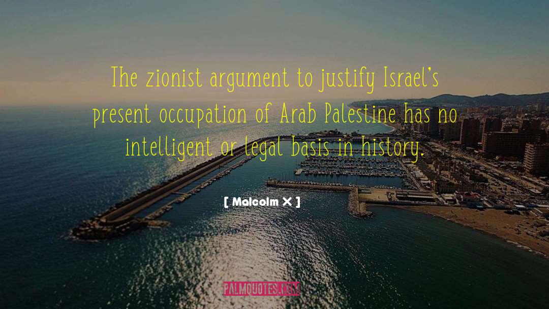Zionist quotes by Malcolm X