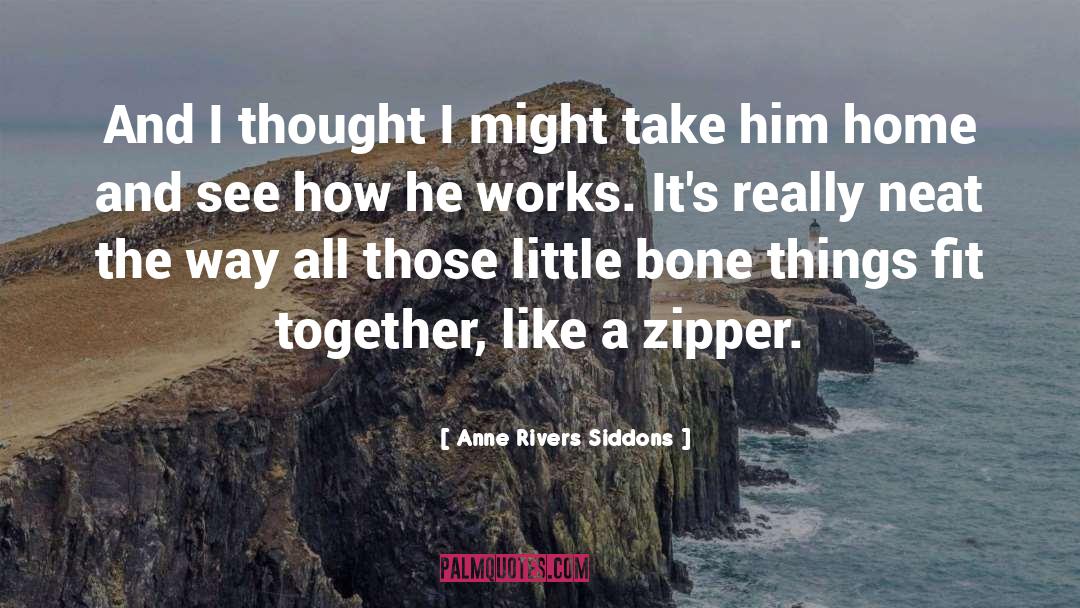 Zipper quotes by Anne Rivers Siddons