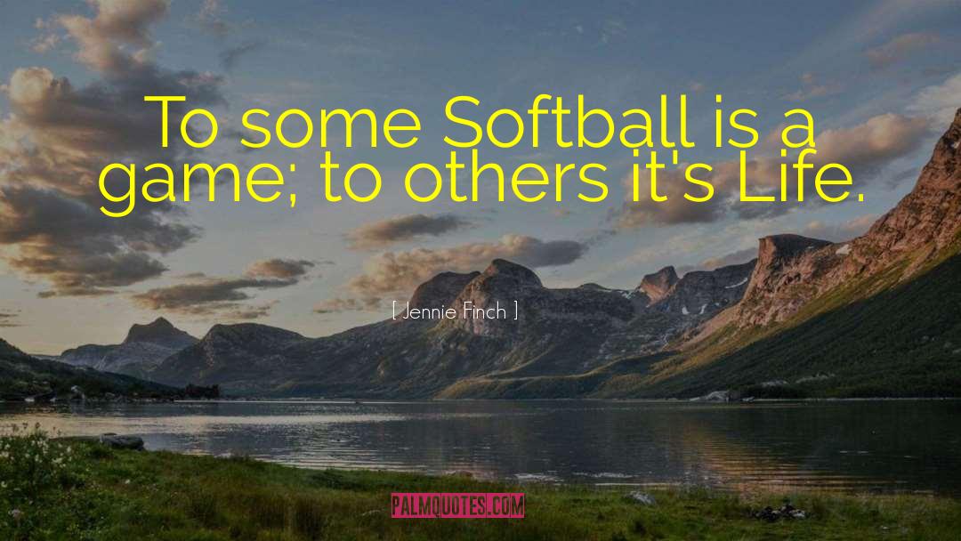 Zizzer Softball quotes by Jennie Finch