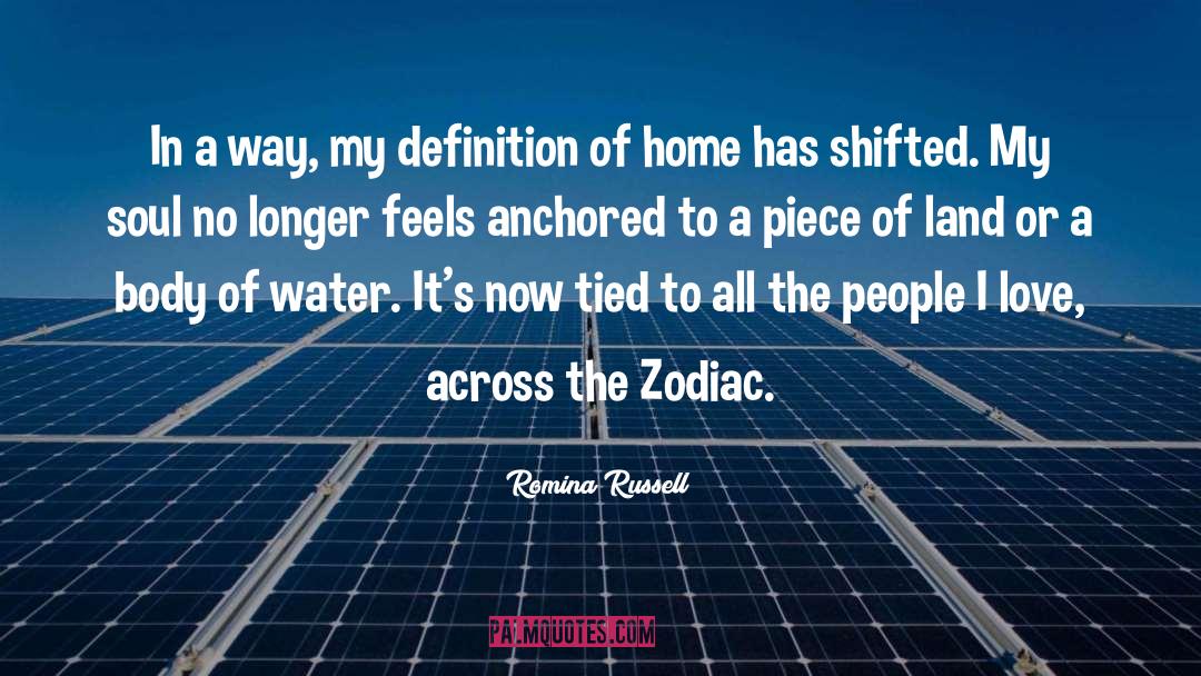 Zodiac quotes by Romina Russell