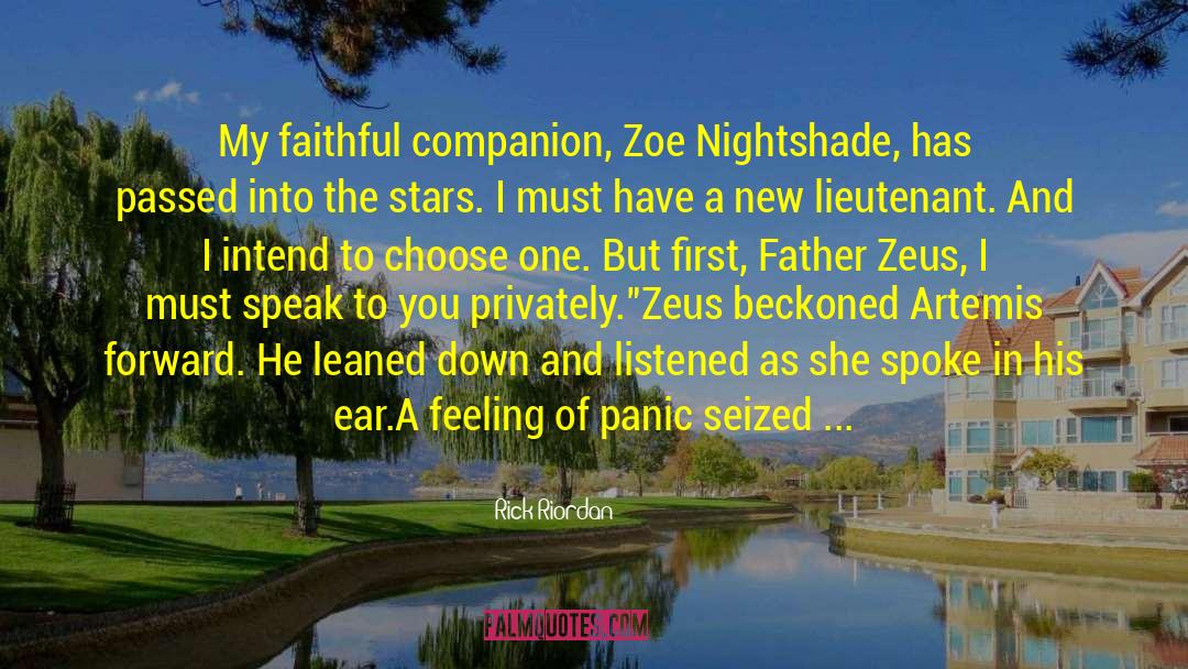 Zoe Nightshade quotes by Rick Riordan