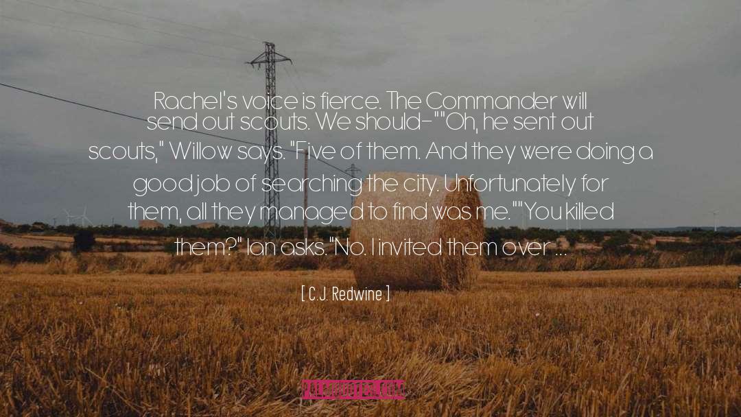 Zoey Commander quotes by C.J. Redwine