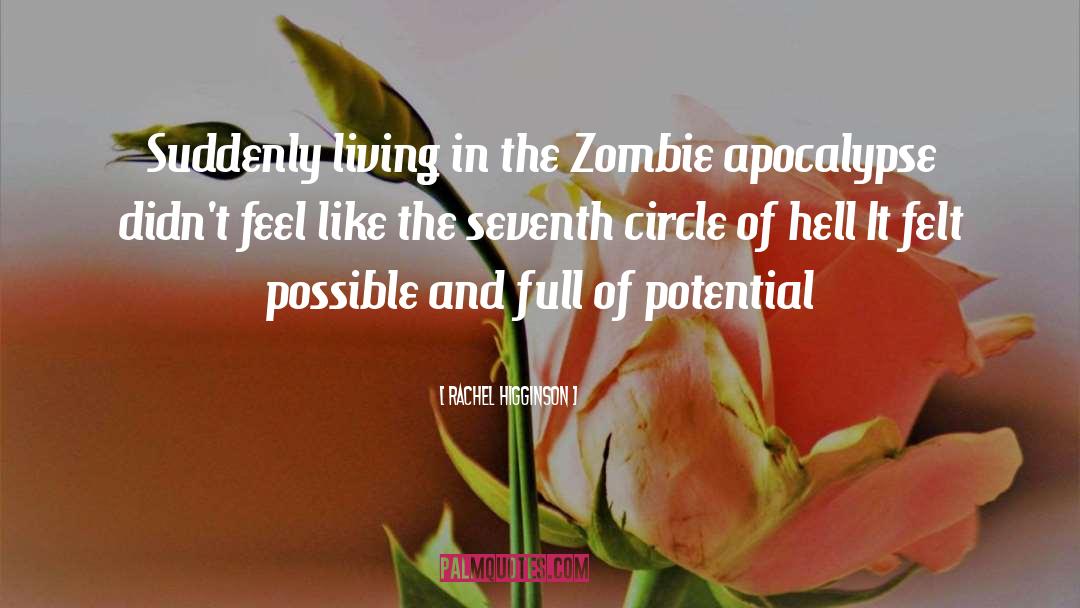 Zombie Apocalypse quotes by Rachel Higginson