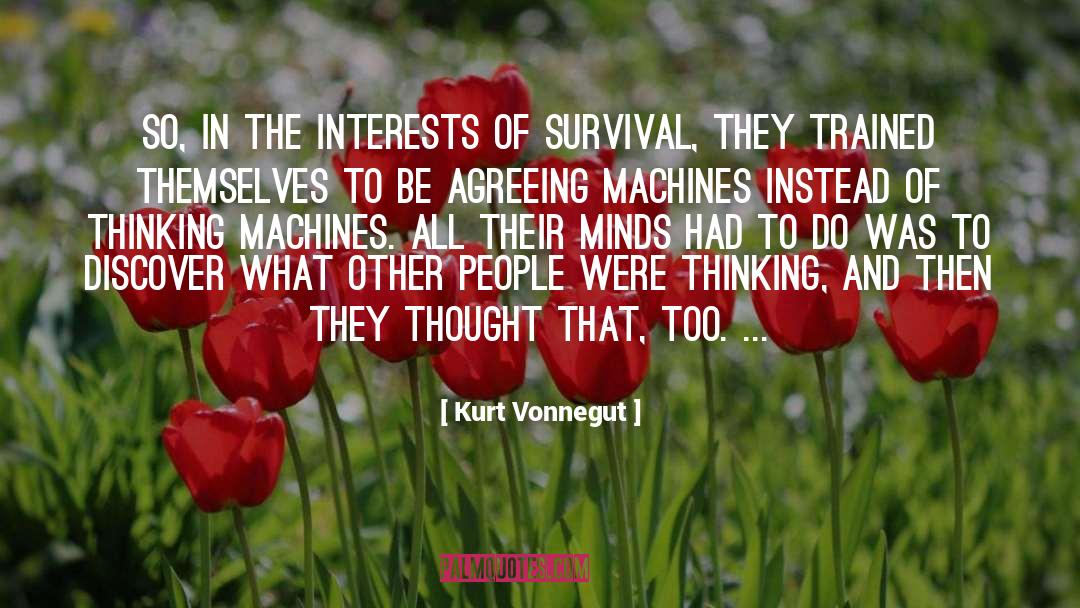 Zombie Survival quotes by Kurt Vonnegut